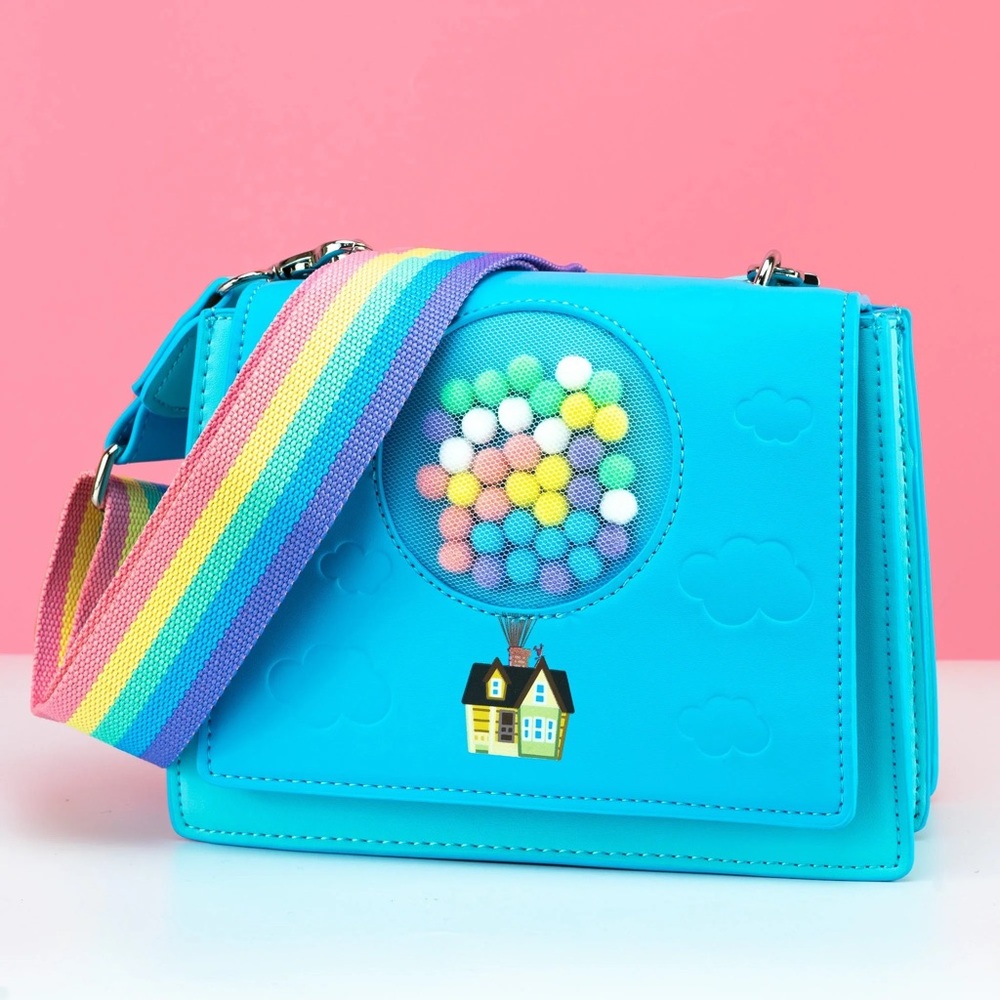 Loungefly x Disney Pixar Up Balloons and House Crossbody Bag
